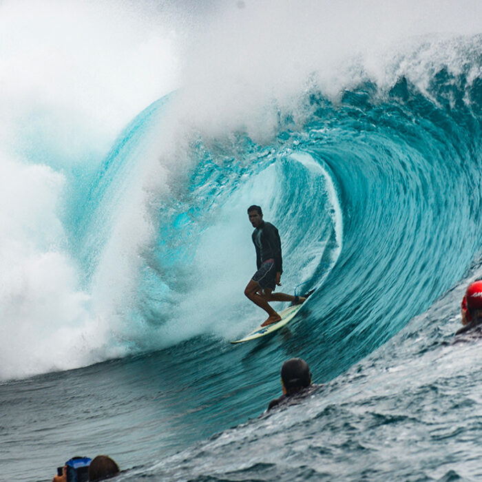 Tahitian Tereva David Is Helping Olympic Surfers Prepare for Teahupo'o