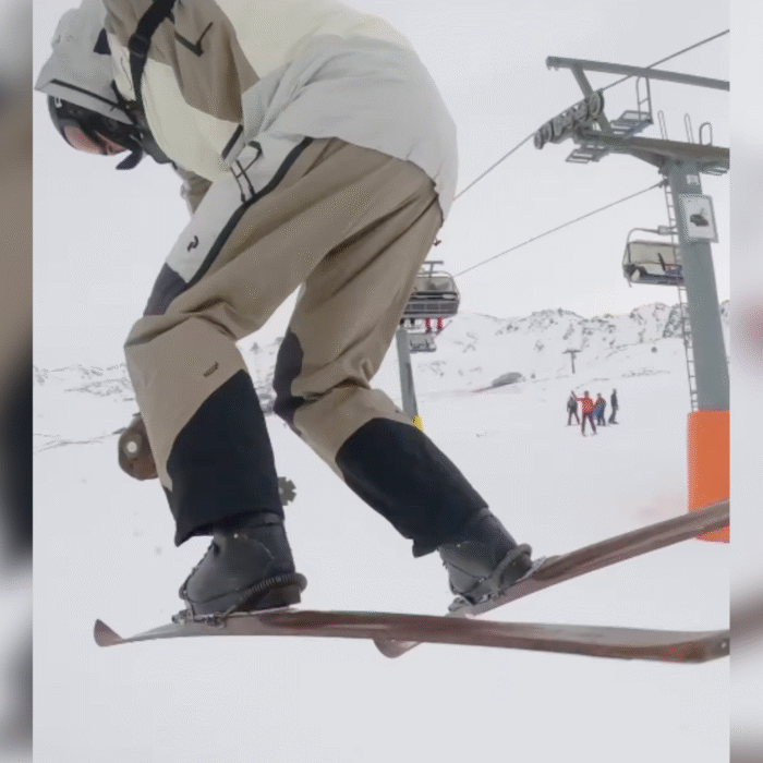 shred on old skis