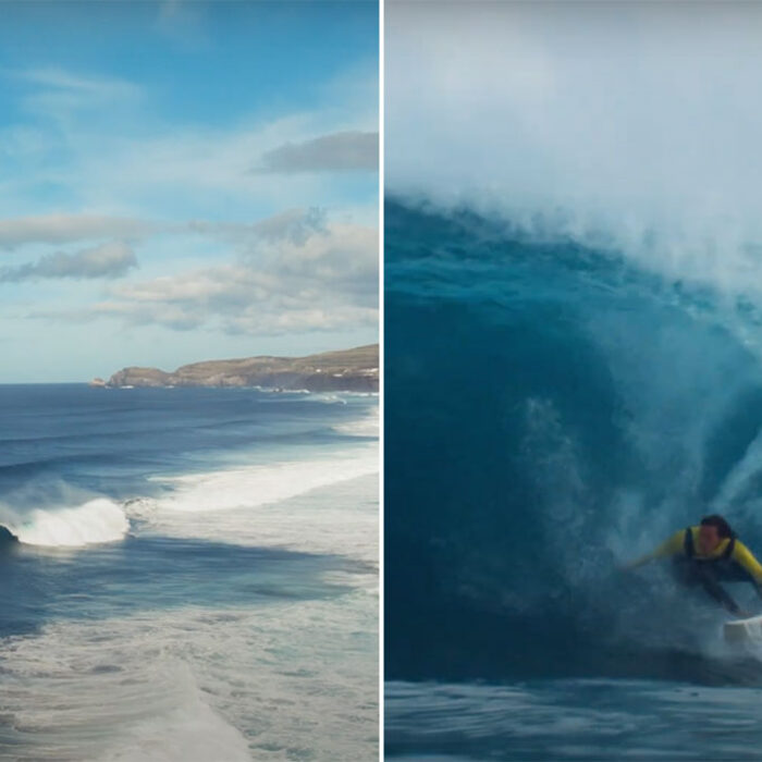 nic von rupp surfing in portugal