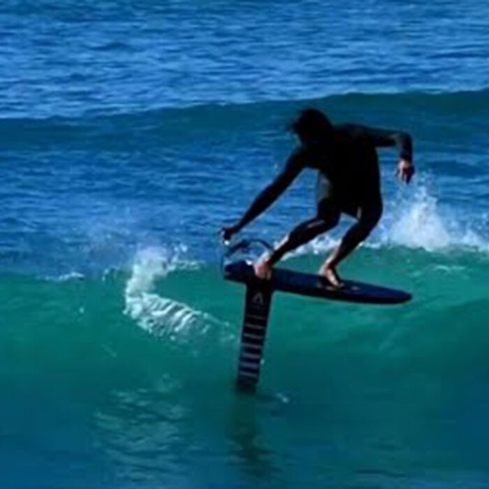 Adam Bennetts surf foiling
