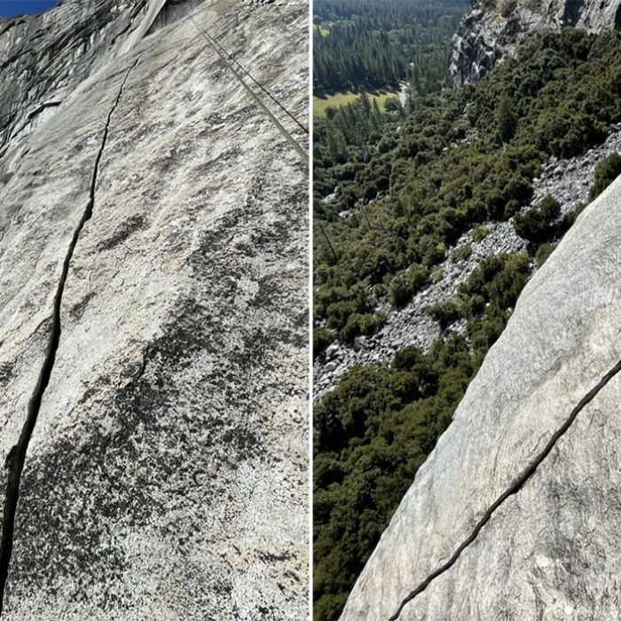 Yosemite crack in Royal Arches