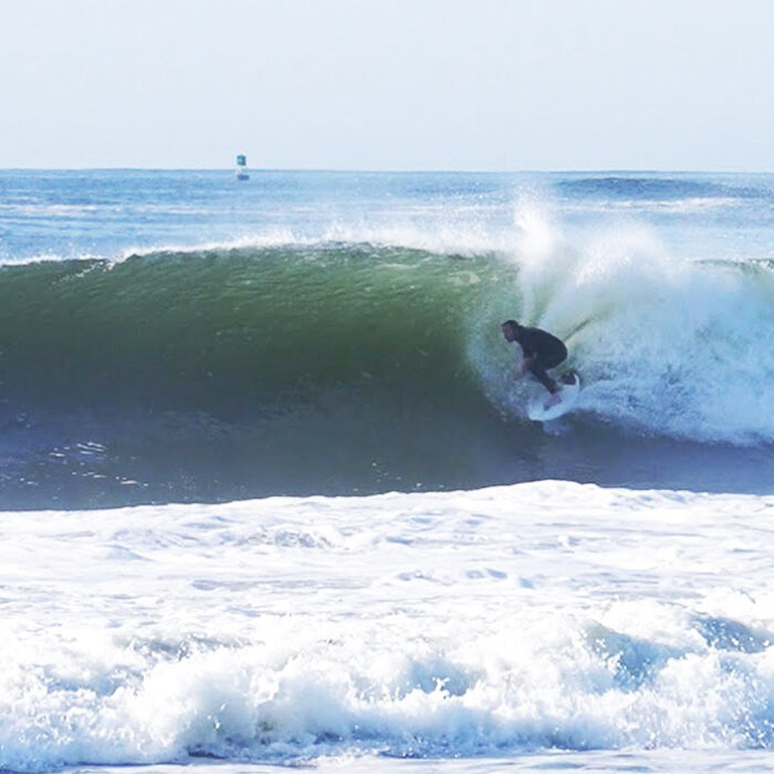 Ben Gravy Showcases Some Early Arriving Hurricane Lee Waves