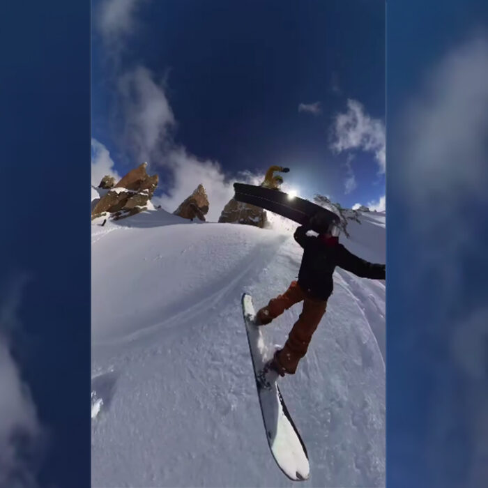 This Snowboarder Nearly Decapitated His Buddy