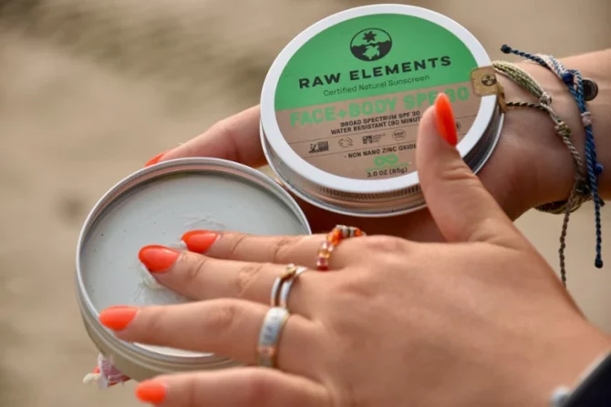 raw elements sunscreen holiday gift guide