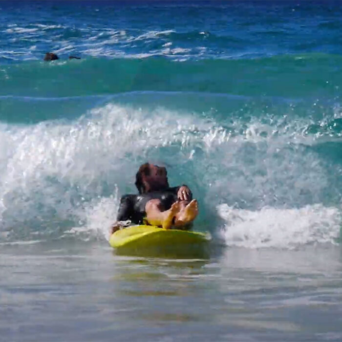 Ari Browne surfing