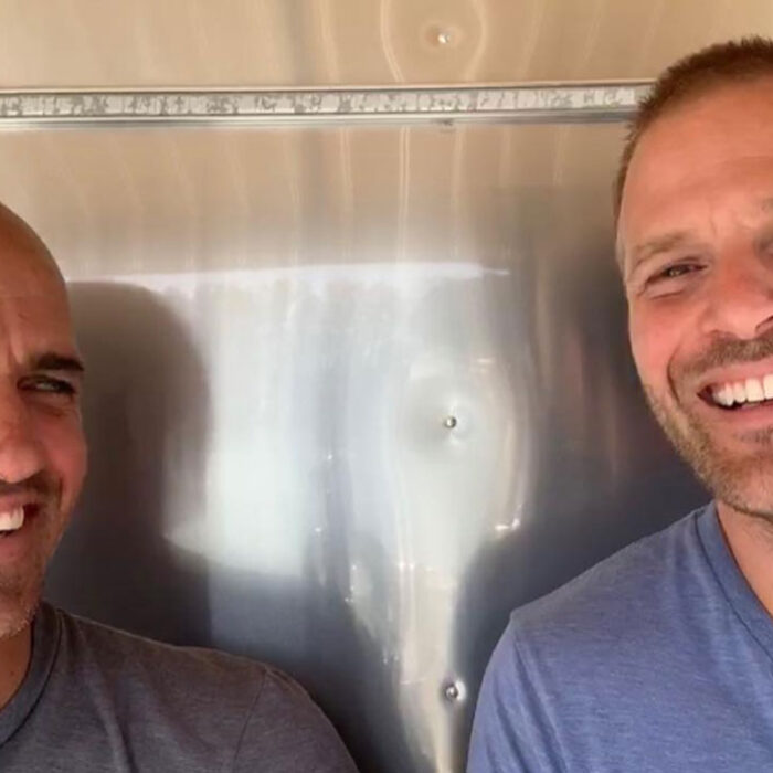 Charlie Goldsmith and Kelly Slater