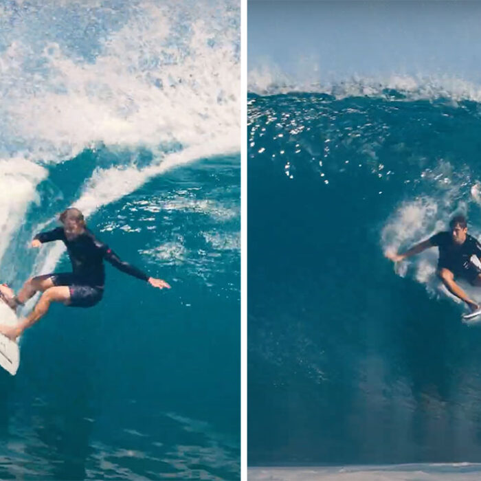 John John Florence and Koa Rothman at Rocky Point