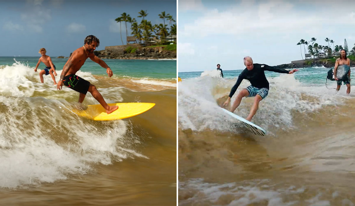 Jamie O'Brien and Italo Ferreira Surf the Waimea River Wave - Vimarsana News
