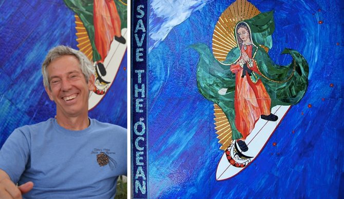 Mark Patterson, Artist Behind the 'Surfing Madonna' and Special Needs Surf Camp, Has Passed Away