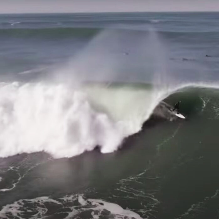 Drone Footage of Big, Clean Ocean Beach