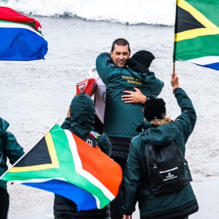The South African 2022 para surfing team. Photo: adaptivesurfingsouthafrica // Instagram