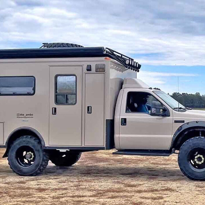 Have a Gander at This 4x4 Ambulance Converted to a Rugged Expedition Truck Camper