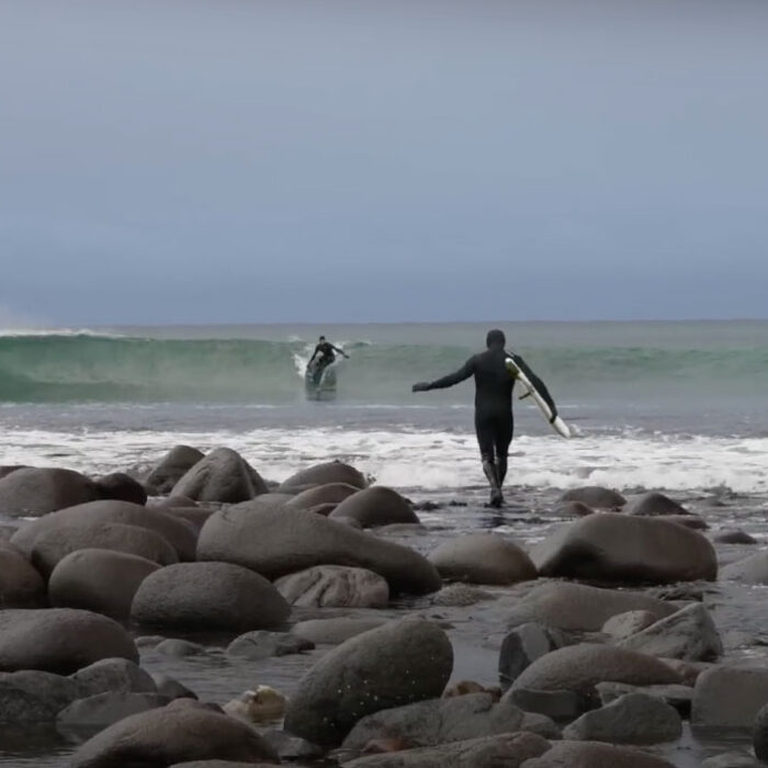 Ben Gravy surfing Norway