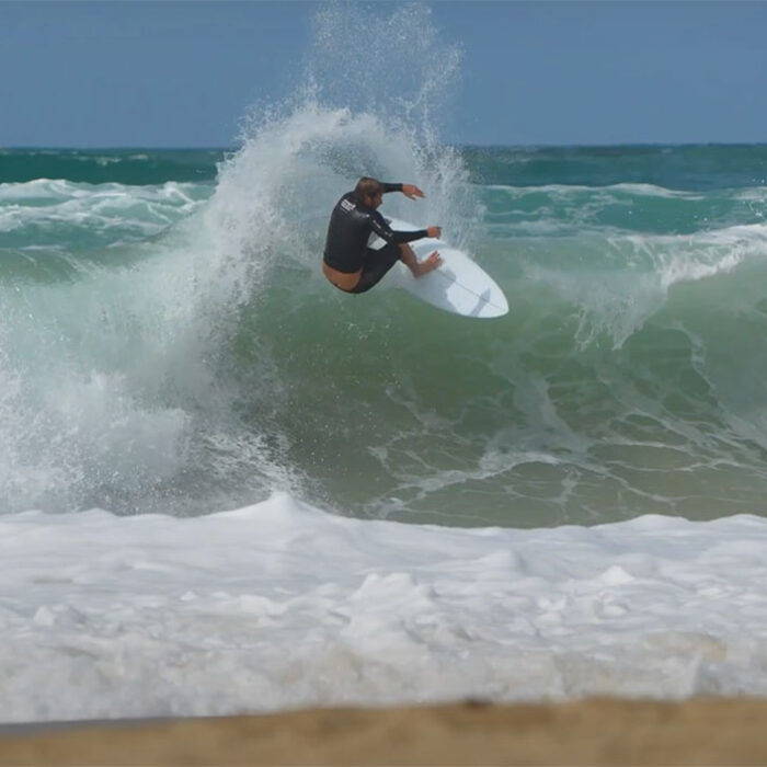 Mason Ho and Clay marzo surfing in France