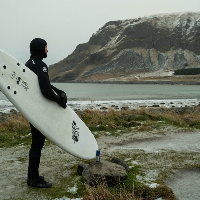 Ben Gravy capping off his journey in Hardstad, Norway. Photo: Ben Gravy // Red Bull Content Pool