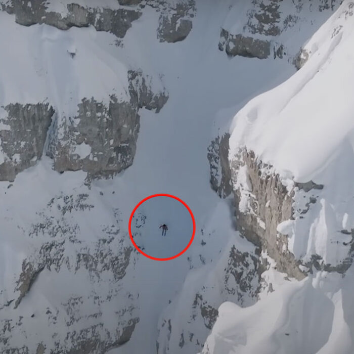 Kai Jones skiing