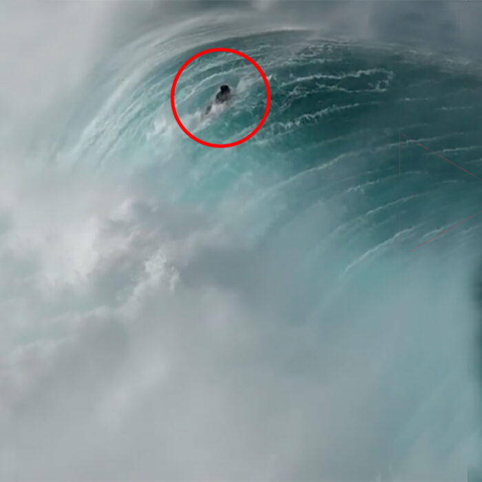 Kai Lenny Posted Terrifying Footage of Himself Going Over the Falls at Jaws