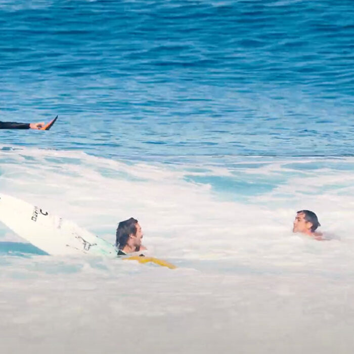 Koa Rothman surfing at Rocky Point