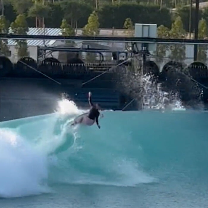 Caroline Marks surfing Surf Abu Dhabi