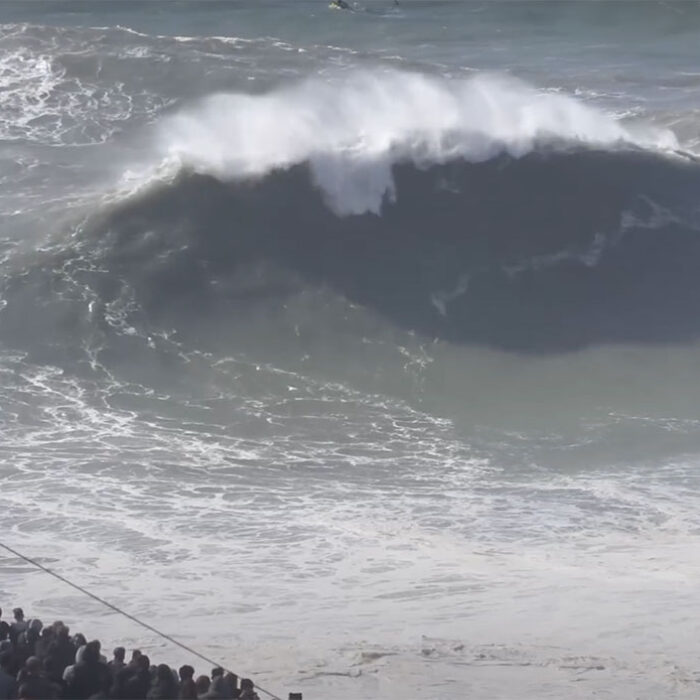 Big wave surfing at Nazaré