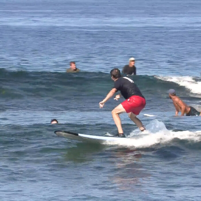 A surf school in Kahaluu Bay. Photo: Hawaii DLNR // Instagram