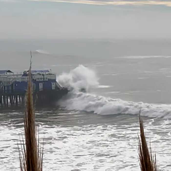 Flooding, Road Closures, and…Surfing: The Swell of the Winter in Santa Cruz