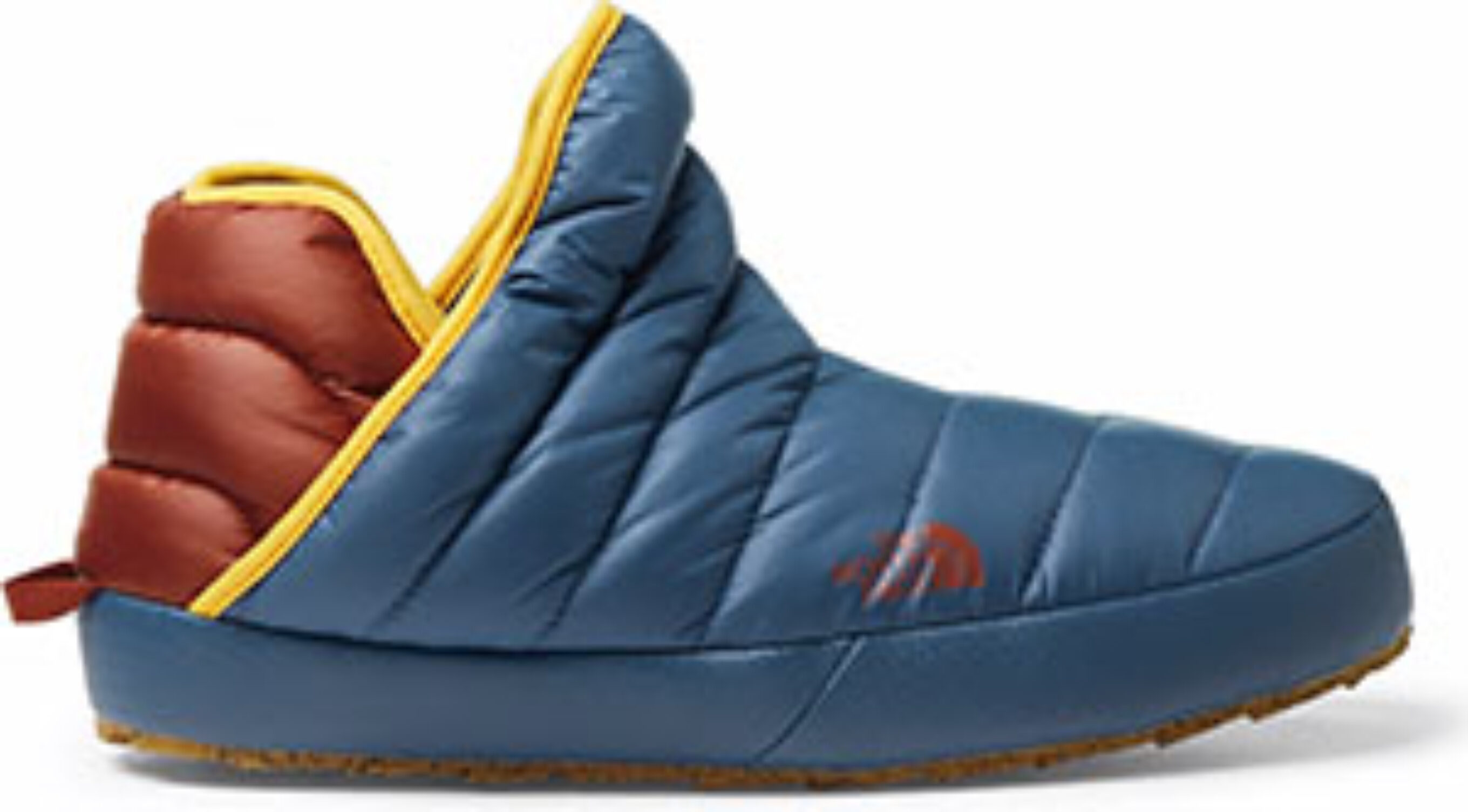 The North face ThermoBall Traction Booties for our review of the best camping slippers