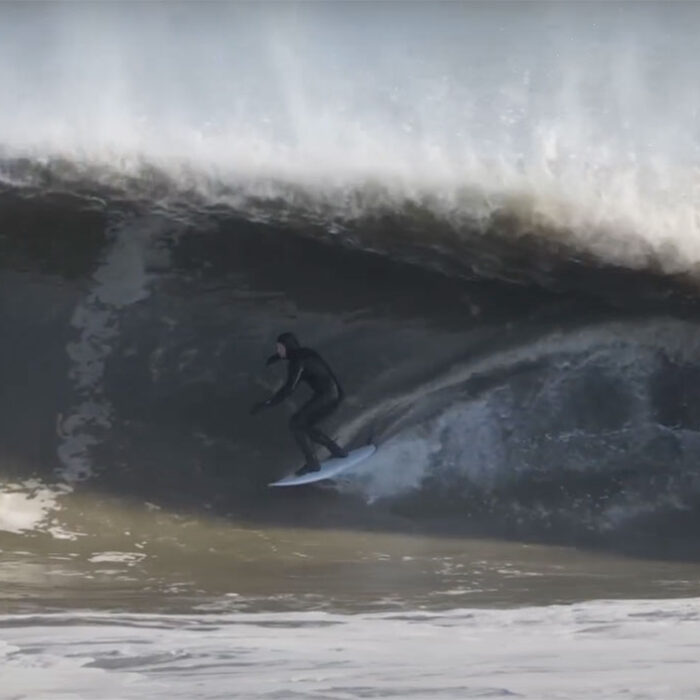 Ben Gravy surfing New Jersey