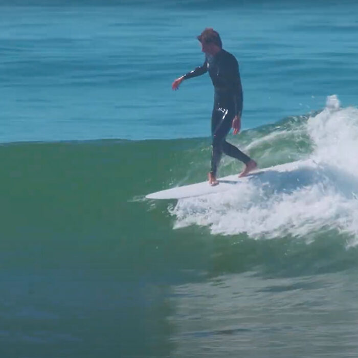 Corey Colapinto surfing mid-length in Baja