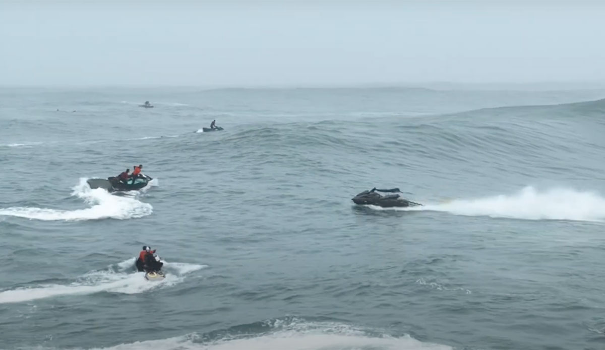 A Runaway Jet Ski Was Flying Around the Maverick's Lineup - Vimarsana News
