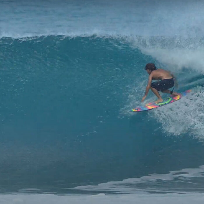 Mason Ho surfing Rockies