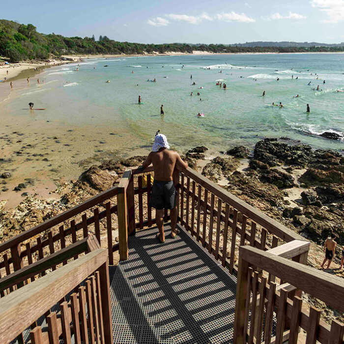 An Open Letter to the Dudes Always Sitting at the Top of the Stairs at the Local Wave