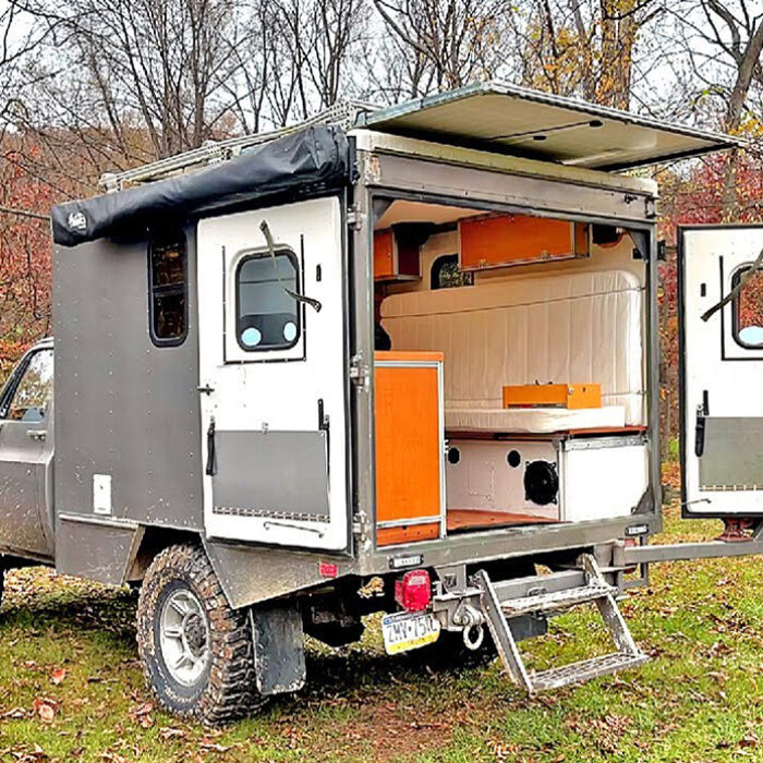 This Old Military Ambulance Was Turned Into a Luxurious 4x4 Motel on Wheels