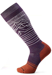 a standalone picture of the smartwool full cushion iguchi pattern sock
