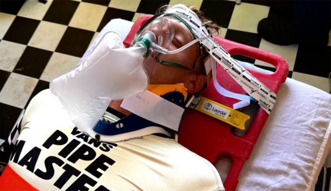 Eimeo Czermak in hospital