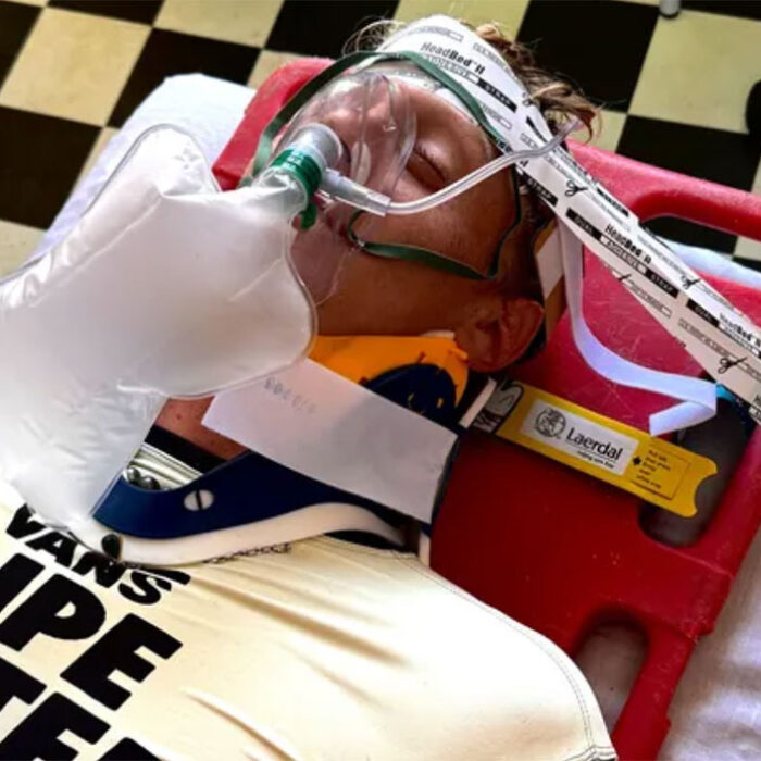 Eimeo Czermak in hospital