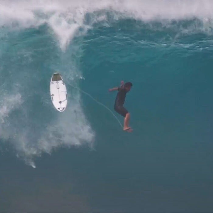 Griffin Colapinto and Koa Smith at Pipeline