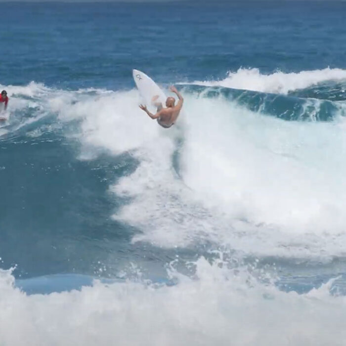 Kelly Slater surfing Haleiwa