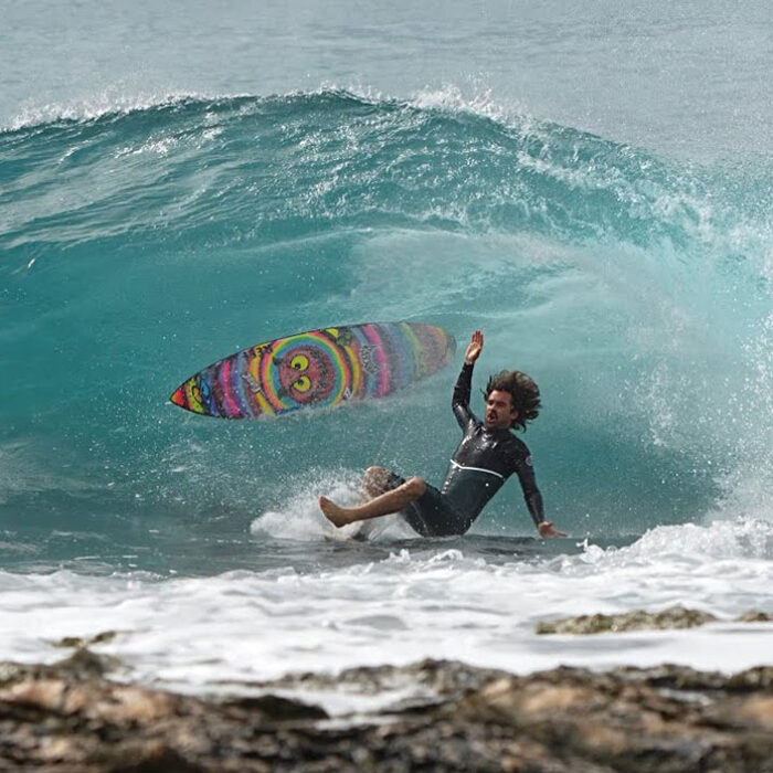Mason Ho surfing
