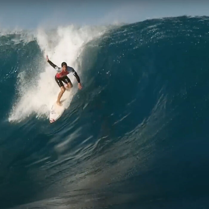 Gabriel Medina surfing Pipeline
