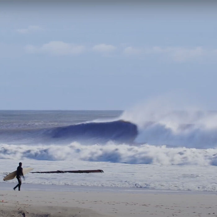 Justin Quintal surfing New Jersey