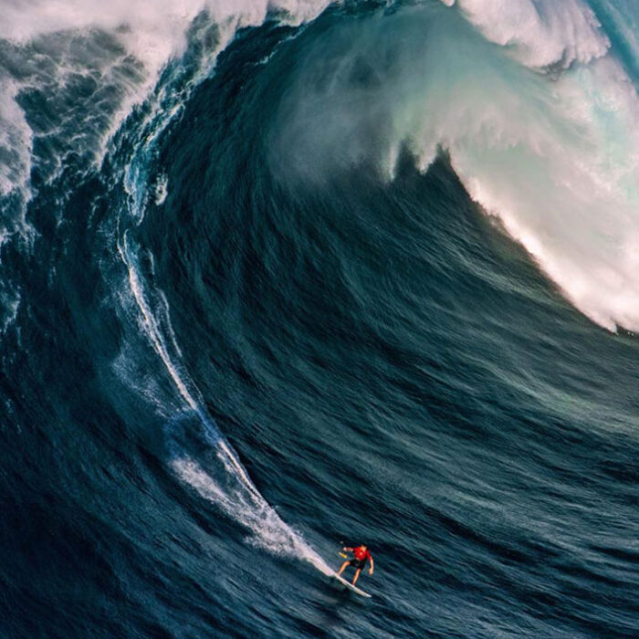 Patri McLaughlin kite boarding Jaws