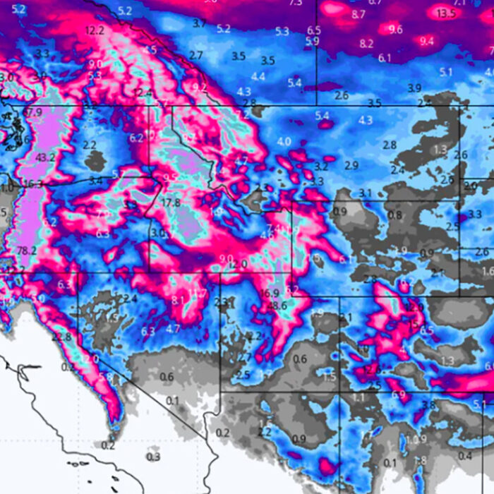4-7 Feet of Snow Expected for the West Coast This Week