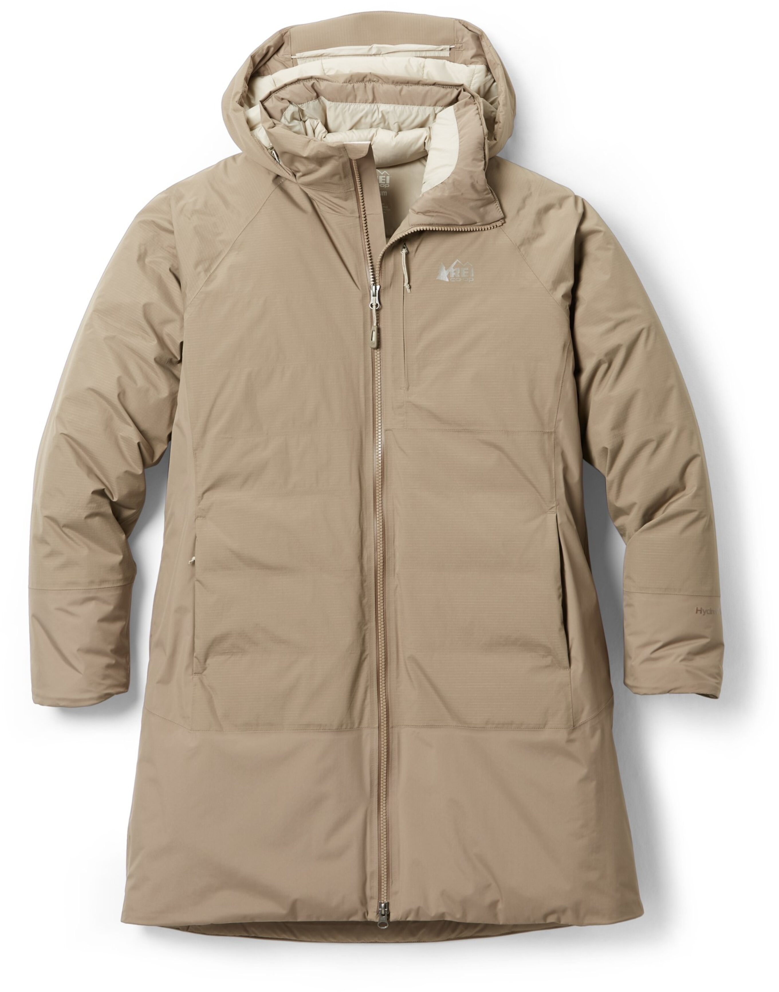 REI Stormhenge Hybrid Down Parka Stock Image