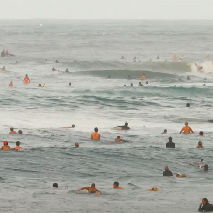 Surfing mayhem in Australia