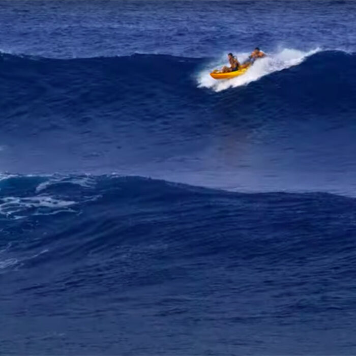 Is This the Biggest Wave Ever Surfed by a Double Kayak?