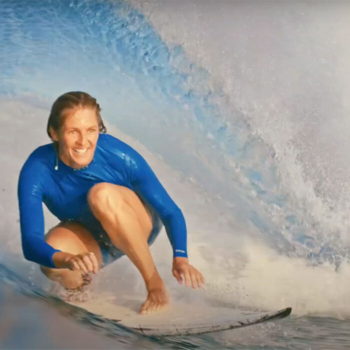 Stephanie Gilmore surfing Surf Abu Dhabi