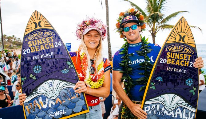 Molly Picklum and Jack Robinson Win Hurley Pro Sunset Beach