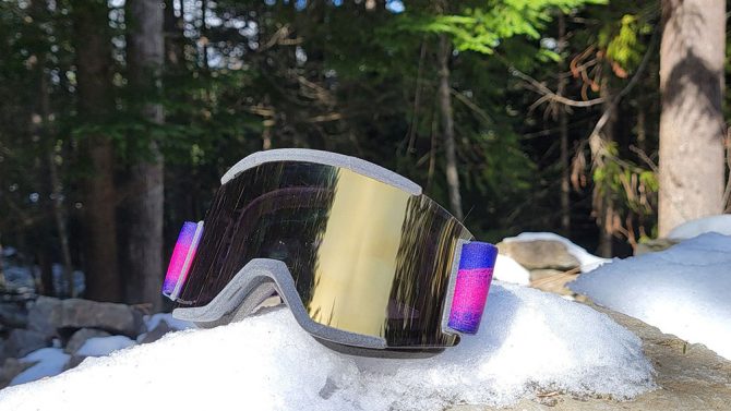 Smith Squad Imprint Goggles on Snow