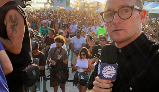 Chris Cote Talks Surf Commentator Criticism and Why Being On Air Is Harder Than You Think